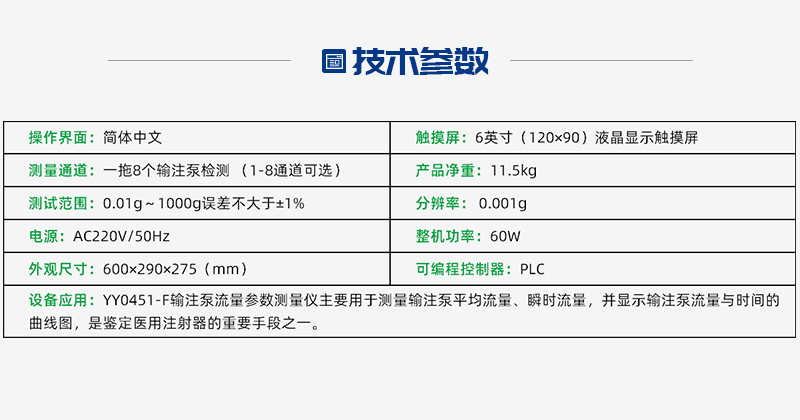 輸注泵流量參數(shù)測(cè)試儀供銷商